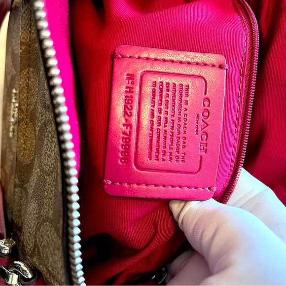 🌸Authentic Coach Prairie Satchel In Signature Canvas🌸 reposh💞 - Picture 6 of 11